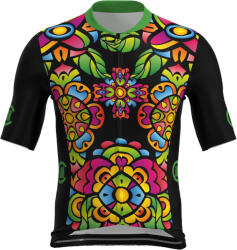C-LAB Férfi kerékpáros mez Ottima Polynesia 2XL fekete|vörös|zöld
