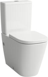 Laufen Meda porcelán peremnélküli monoblokk WC csésze 36x68 cm oldalsó vízbekötéssel, fehér H8241110002311 (H8241110002311)