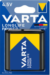 VARTA LONGLIFE POWER lapos/ 4, 5V/ 3LR12 elem BL1 (1db-os) - 4912 (4912121411)