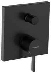 Hansgrohe Finoris egykaros kádcsaptelep falsík alatti szereléshez, szálcsiszolt fekete króm 76416340 (76416340)