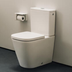 Laufen Meda öblítőperem nélküli porcelán monoblokk WC csésze 36x68 cm mélyőblítéssel, LCC bevonattal, fehér H8241114000001 (H8241114000001)