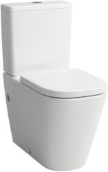 Laufen Meda porcelán peremnélküli monoblokk WC csésze 36x68 cm oldalsó vízbekötéssel, matt fehér H8241117572311 (H8241117572311)