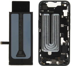 Apple ZD076-00697 Gyári Apple iPhone 16e középső keret akkumulátorral, fekete (ZD076-00697)