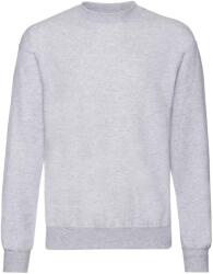 Fruit of the Loom Férfi klasszikus, egyszínű, beállított pulóver 5XL szürke