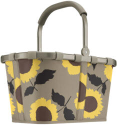 Reisenthel carrybag drapp-sárga virágos női bevásárló kosár (BK5053)