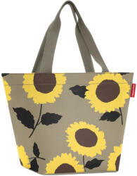 Reisenthel shopper M drapp-sárga virágos női shopper táska (ZS5052)