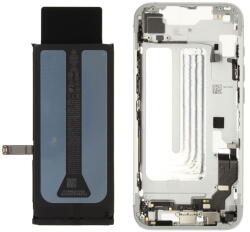 Apple ZD076-00698 Gyári Apple iPhone 16e középső keret akkumulátorral, fehér (ZD076-00698)