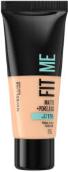 Maybelline New York Fit Me! Matte+Poreless alapozó 115 Ivory (30ml)