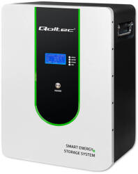 Qoltec Energiatároló LiFePO4 5.12kWh 51.2V 100Ah BMS LCD