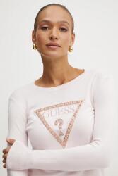GUESS pulóver könnyű, női, rózsaszín, W5RR39 Z2NQ2 - rózsaszín L