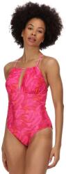 Regatta Бански костюм Regatta Halliday Costume swimsuit - Pink (Pink Fusion Palm)