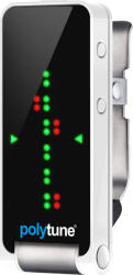 TC-Electronic PolyTune Clip csíptetős polifónikus hangoló, ezüst - 10% nyitási akció