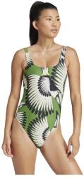 Adidas Бански костюм Adidas X Farm 3 Stripes swimsuit - Green (Crew Green / Bold Pink)
