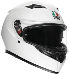 AGV Casca AGV K3 - Integrală, alb lucios, Pinlock și ochelari soare incluși, ECE 22.06 (2118381001-022)