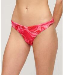 Superdry Print Cheeky bikini bottom - Pink (Malibu Pink Marble)