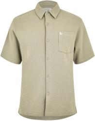 Jack Wills Риза Jack Wills Men's JW Waffle Short-Sleeve Plain Shirt - Silver Sage