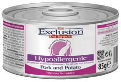  Exclusion Cat Hypoallergenic Pork&potato konzerv 85g - hipoallergén, gabonamentes monoprotein konzerv macskáknak