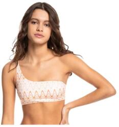 Quiksilver Classic One Shoulder Aop bikini top - White (Cosmic Ripples Bleached Mauve)