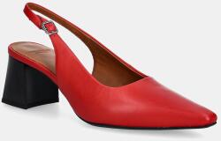 Vagabond Shoemakers bőr flip-flop ALTEA piros, magassarkú, nyitott sarokkal, 5740-401-48 - piros Női 39