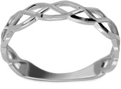 Heratis Forever Fehérarany gyűrű fonott mintával, 9K IZ15707AHR