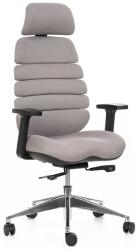 Mercury SPINE ergonómikus irodai szék, sötét szürke, fejtámlával WJ33-2 HB, tmavě šedá