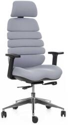 Mercury 62 SPINE szürke irodai szék, párnázott kezelőfelülettel, ergonomikus, napi 8 órás használatra WJ33-2 HB, šedá