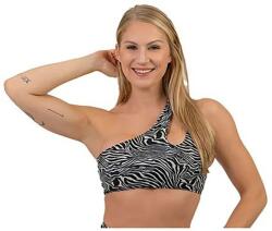NEBBIA São Gonçalo Zebra bikini top - Black (White)