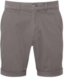 Asquith & Fox Férfi chino rövidnadrág - Sötét pala | 3XL (AQ058-1000405564)