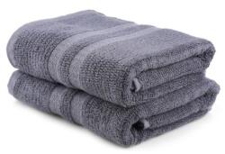 Hobby Home® Set 2 prosoape bambus si bumbac 50x90cm, Hobby Home, Ayliz Gri Antracit Prosop