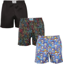 Styx 3PACK Boxeri largi de dormit pentru bărbați Styx multicolor (3DTP09036) L (182323)