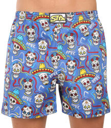 Styx Pantaloni scurți de somn pentru bărbați Styx cranii (DTP1856) S (182177)