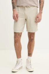 Superdry vászon rövidnadrág bézs, férfi, M7110455A-S1F - bézs M