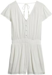 SUPERDRY Printed short sleeve romper - White (Off White)