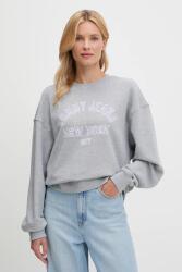 Tommy Hilfiger pamut melegítőfelső szürke, nyomott mintás, DW0DW21202 - szürke M