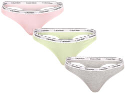 Calvin Klein 3PACK női tanga Calvin Klein többszínű (QD5209E-WAB) M