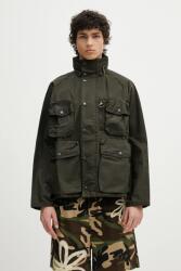 Barbour rövid kabát Barbour Westmorland Showerproof Jacket zöld, átmeneti, MSP0135 - zöld L