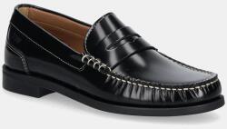 BOSS bőr mokaszin Lycia - fekete Női 36