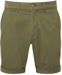 Asquith & Fox Pantaloni scurți chino pentru bărbați - Măslin | S (AQ058-1000405565)