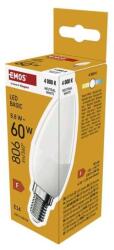 EMOS LED izzó Basic Candle E14 / 8, 8 W (60 W) / 806 lm / Természetes fehér (ZL3F48)