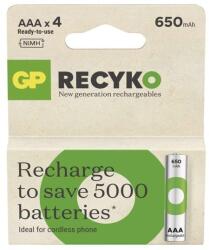 GP Batteries ReCyko NiMH Akkumulátor HR03 (AAA) 650mAh 4db (B25164)