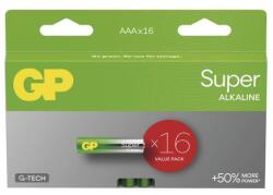 GP Batteries Super Alkáli elem AAA 16db (B0112H)