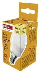 EMOS LED izzó Basic MINI GLOBE E14 / 8, 8 W (60 W) / 806 lm / Meleg fehér (ZL1F47)