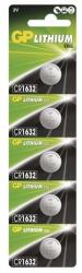 GP Batteries Lítium gombelem CR1632 5db/bliszter (B1595)