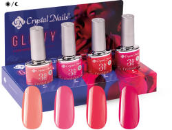 Crystal Nails - GLOWY 3 STEP CRYSTALAC KÉSZLET (4X4ML)