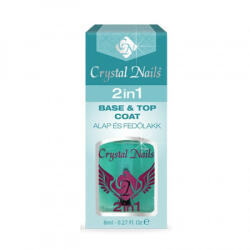 CrystalSept - 2 in 1 - Alapozó és fedőlakk egyben - 8ml
