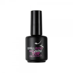 BrillBird - Matt Extra Top - Fixálásmentes Univerzális Matt Fedőzselé - 15ml