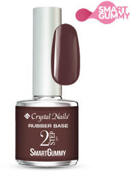 Crystal Nails - 2S - SMARTGUMMY RUBBER BASE GEL - NR39 - RED DAHLIA - 8ML