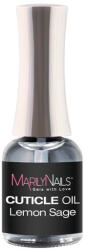 MarilyNails - CUTICLE OIL - Bőrolaj - ecsetes - LEMON SAGE - 10ml