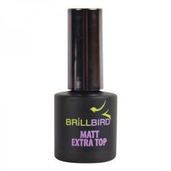 BrillBird - Matt Extra Top - Fixálásmentes Univerzális Matt Fedőzselé - 8ml