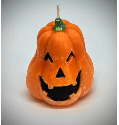 Beauty Nails Szójaviasz forma gyertya - nagy tök - narancs színű - édes álom ilattal - festett